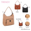 CARTERA 32X38X14CM - CHOCOLATE - 1 UND. TRENDY - foto 4