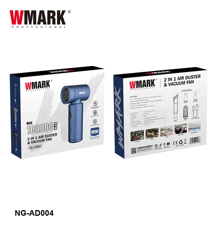 SOPLADOR Y ASPIRADOR 2 EN 1 NEGRO WMARK - 7