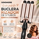 BUCLERA RIZADOR 3 TUBOS 130W NOVOHOME - 3
