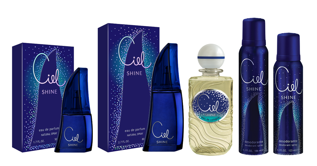 CIEL SHINE DESODORANTE - 186 ML - FRASCO CANNON - linea completa