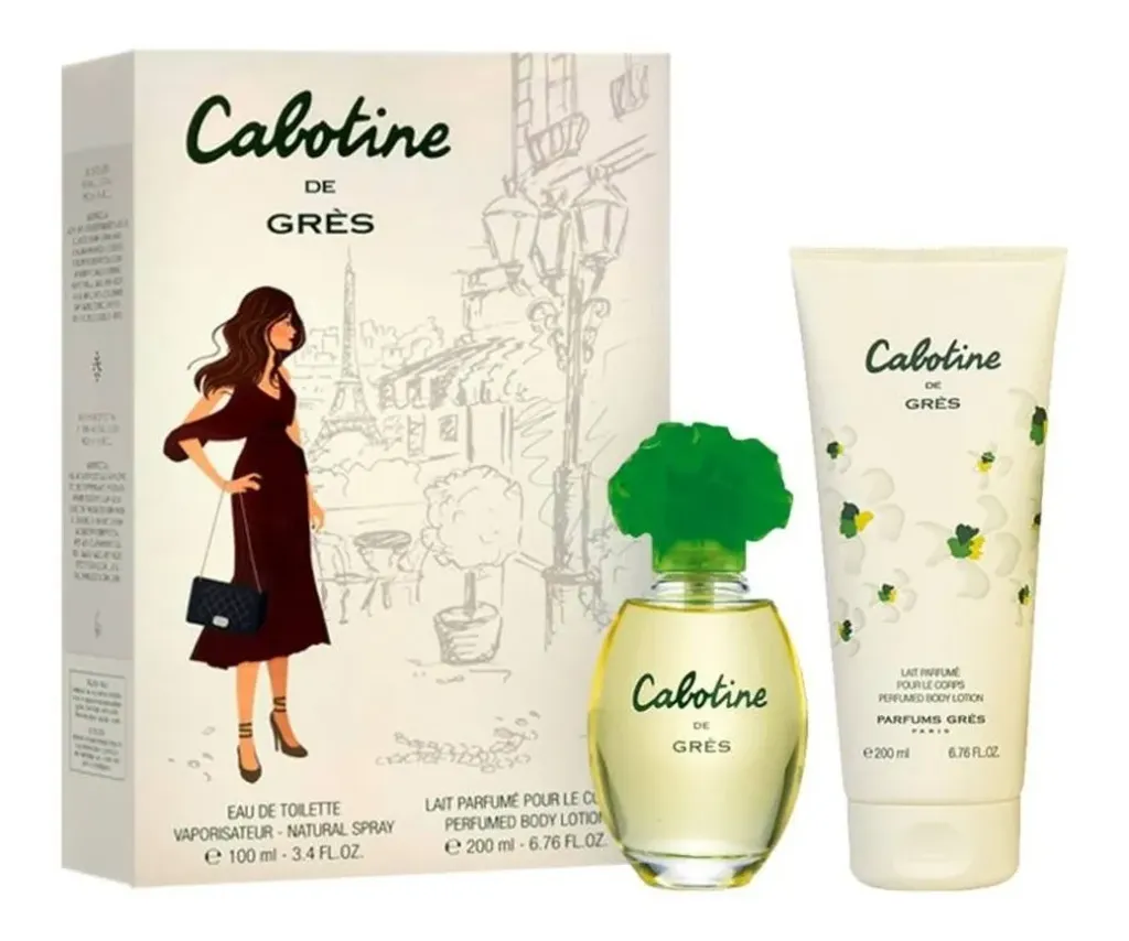 CABOTINE FEM X100V EDT + BODY LOTION X200V COFRE (EDT 100ML+BODY LOTION X200 - CAJA)