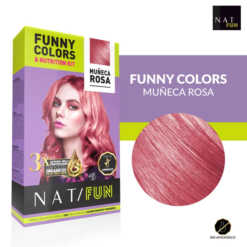 NAT FUN PINK DOLL  SACHET  (50G)