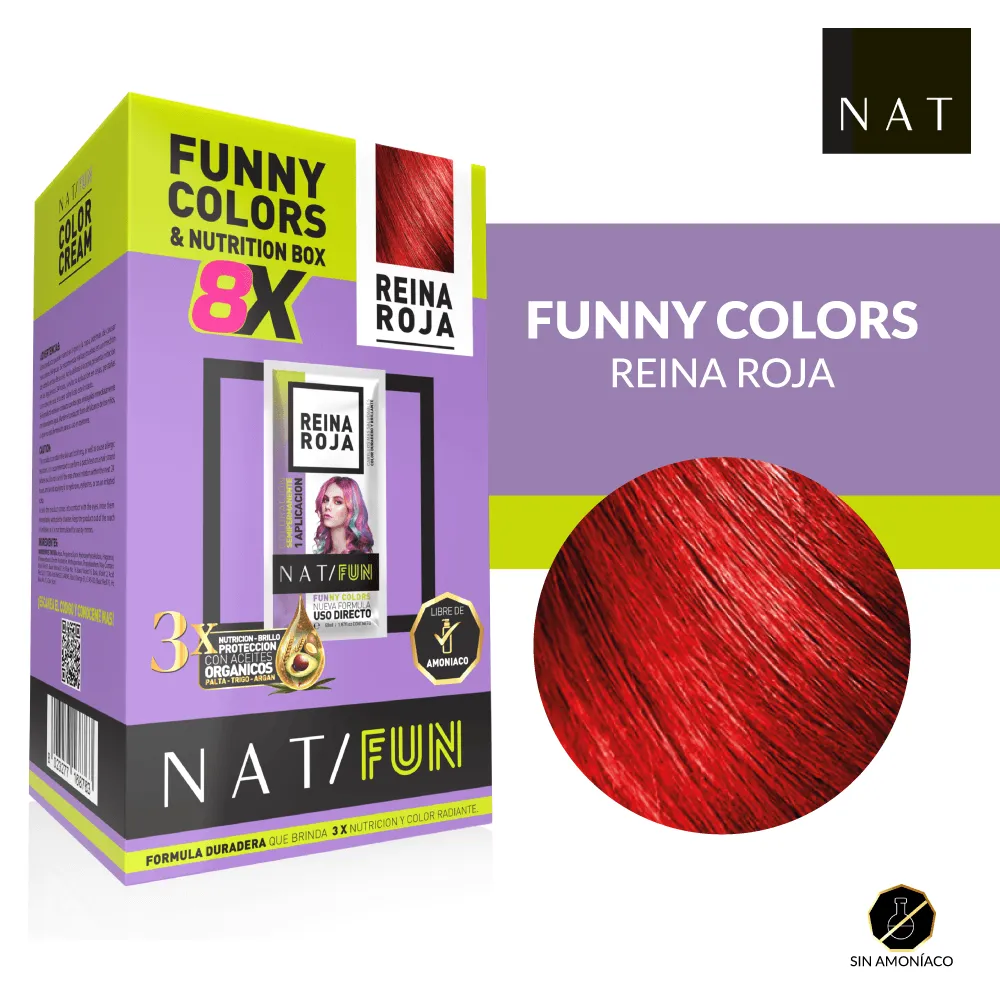 NAT FUN RED QUEEN 50G SACHET  (RED - 50G - 50G)