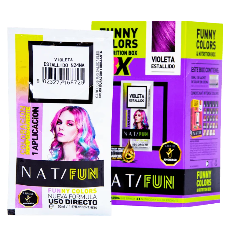NAT FUN VIOLET BURST 50G SACHET CAJAX8U (VIOLET - 50G - 50G)