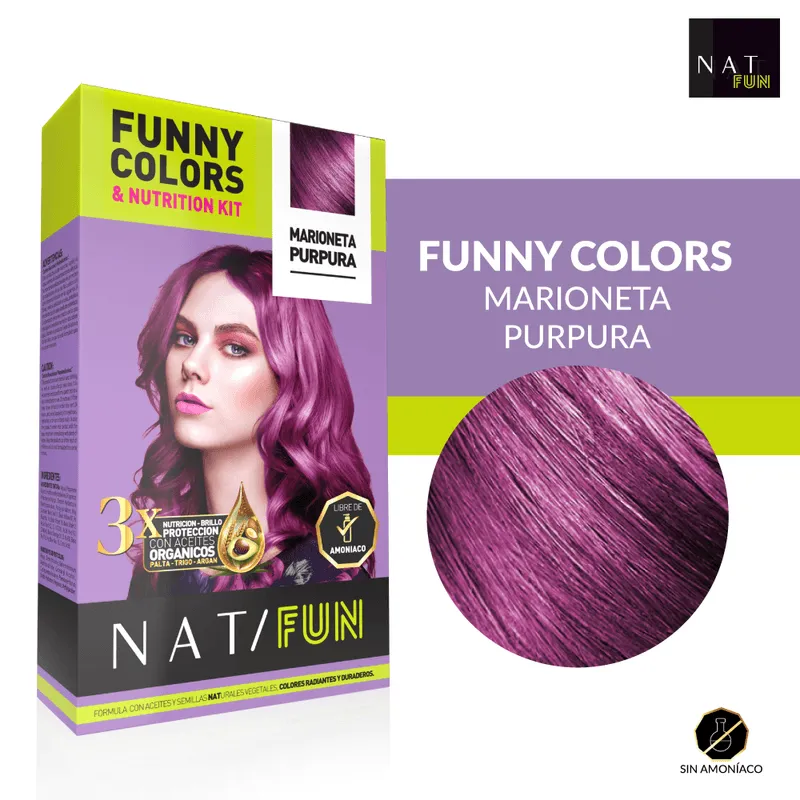 NAT KIT FUN PUPPET PURPLE 50G SACHET