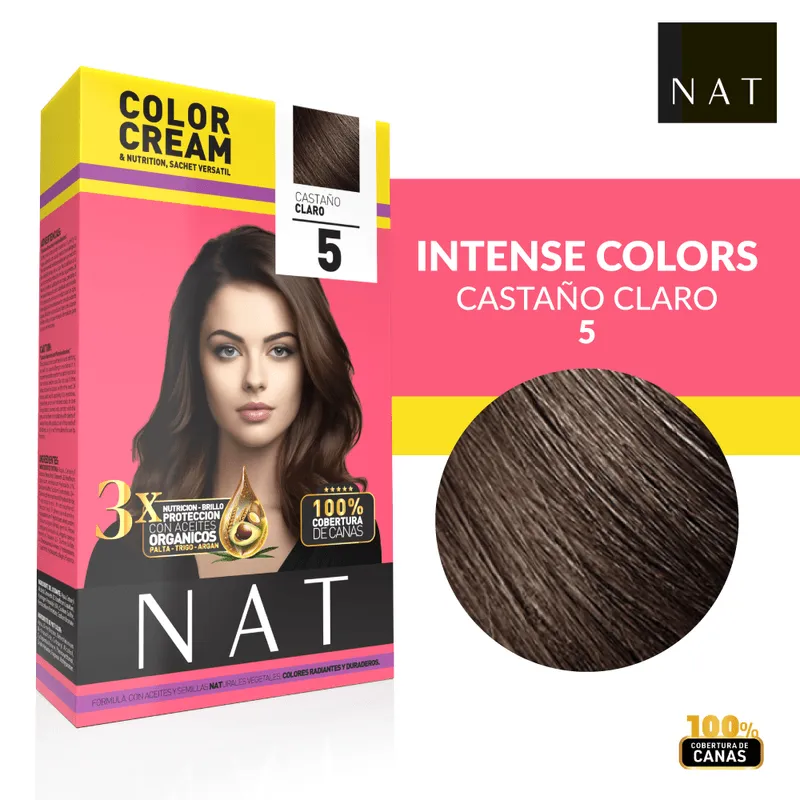 NAT KIT SACHET S5 LIGHT CHESTNUT (50G)