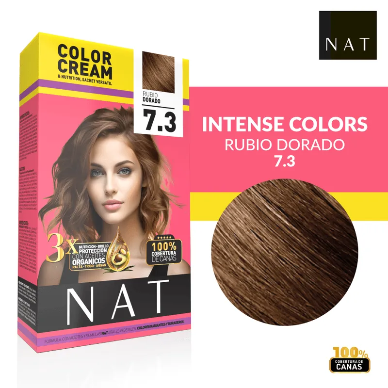 NAT KIT SACHET  S7.3 GOLD BLONDE (50G)