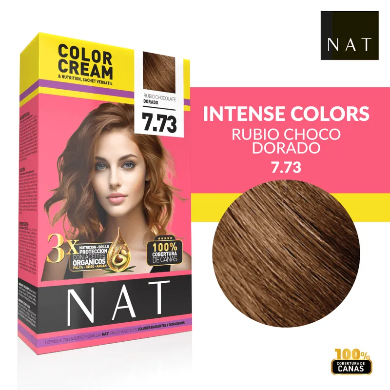 NAT KIT SACHET  S7.73 GOLD CHOCOLATE BLONDE (50G)