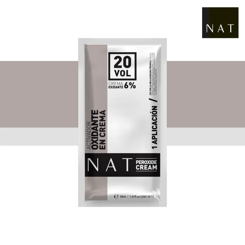 NAT PEROXIDE CREAM 20VOL - SACHET - (50G)