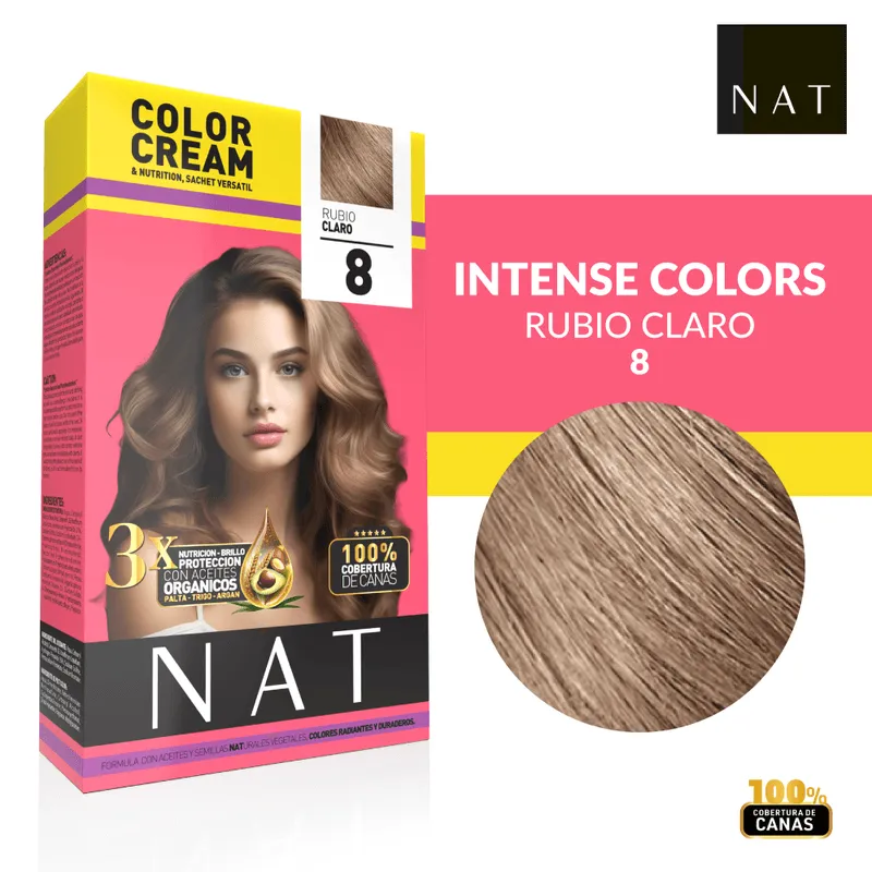 NAT SACHET  8 LIGHT BLONDE (50G)