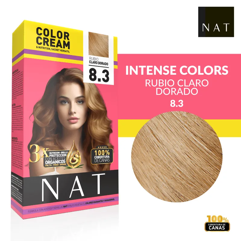NAT SACHET 8.3 LIGHT GOLD BLONDE (50G)