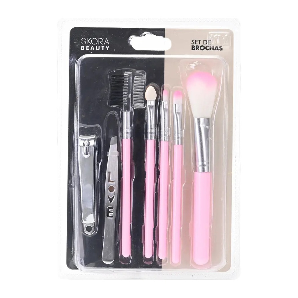 SET ACCESORIOS PARA MAQUILLAJE, MANICURIA Y PEDICURIA X7U (VARIOS - SET) SKORA