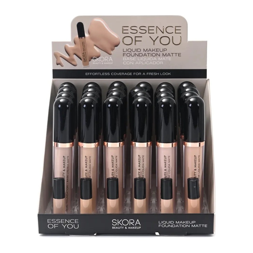 [50937] MAQUILLAJE FLUIDO CON APLICADOR X24U (UNIDAD) SKORA