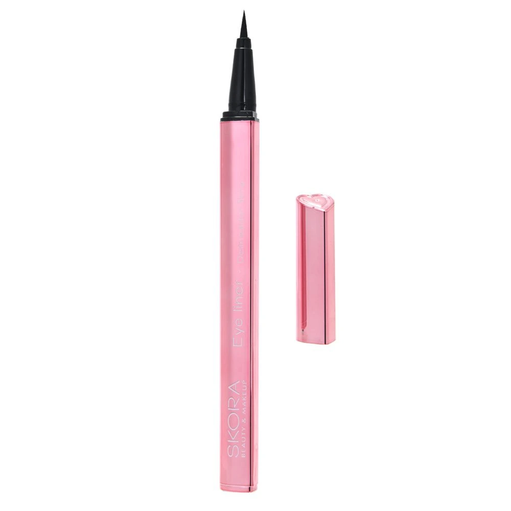 DELINEADOR DE OJOS FIBRA CORAZON X24U (NEGRO - UNIDAD)