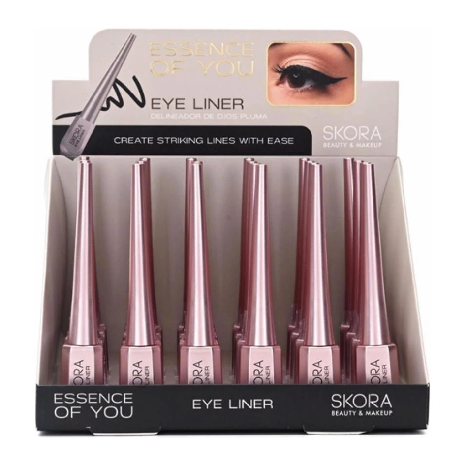 [50939] DELINEADOR DE OJOS PLUMA X24U (NEGRO - UNIDAD) SKORA