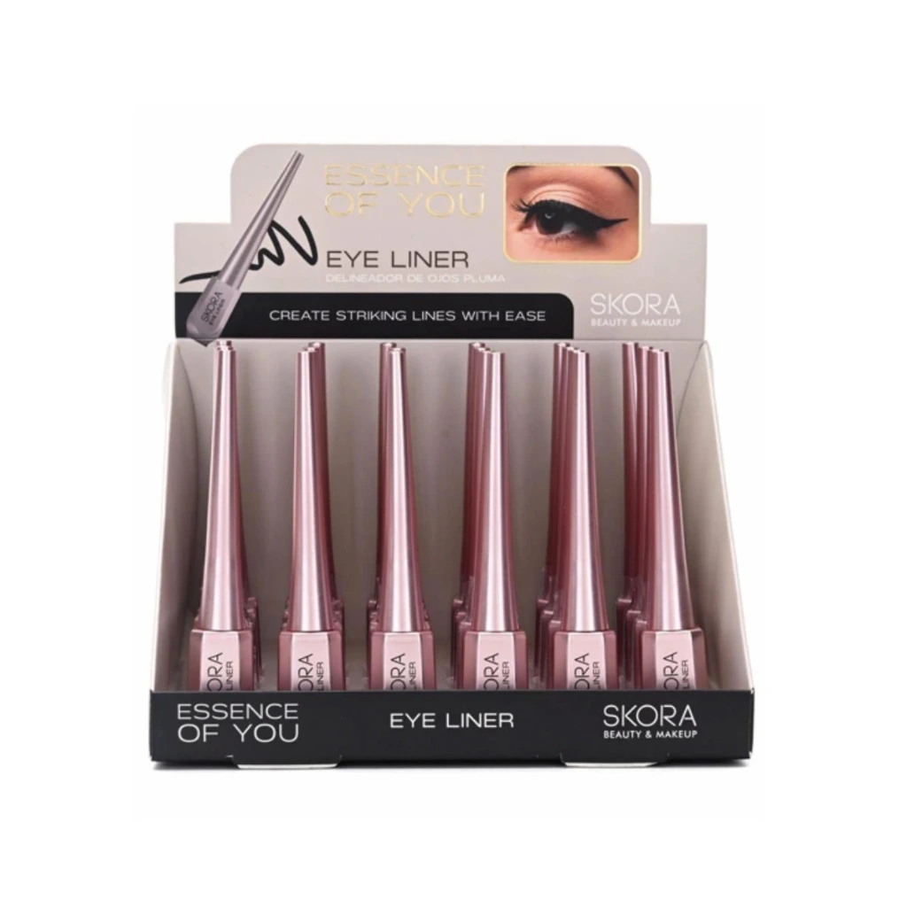 DELINEADOR DE OJOS PLUMA X24U (NEGRO - UNIDAD)