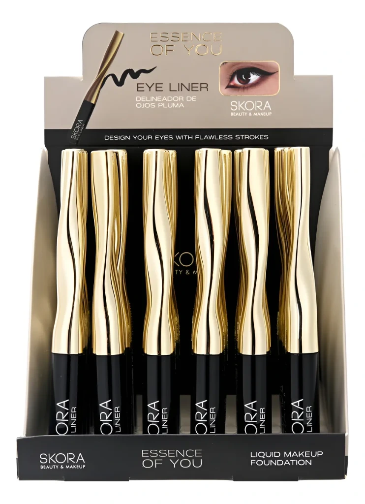 DELINEADOR DE OJOS PLUMA X24U (NEGRO - UNIDAD)
