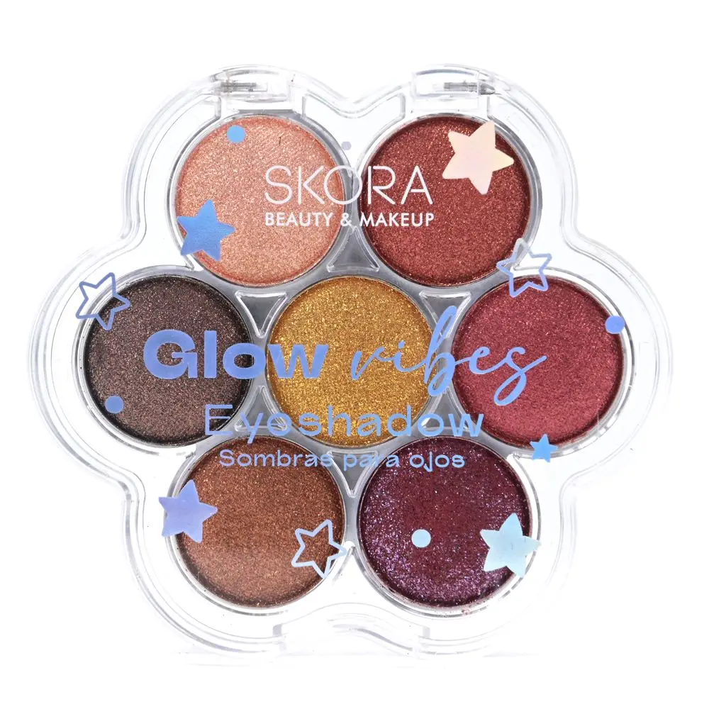 SOMBRAS PARA OJOS  FLOR COMBINADAS X  6 TONOS X24U (UNIDAD)