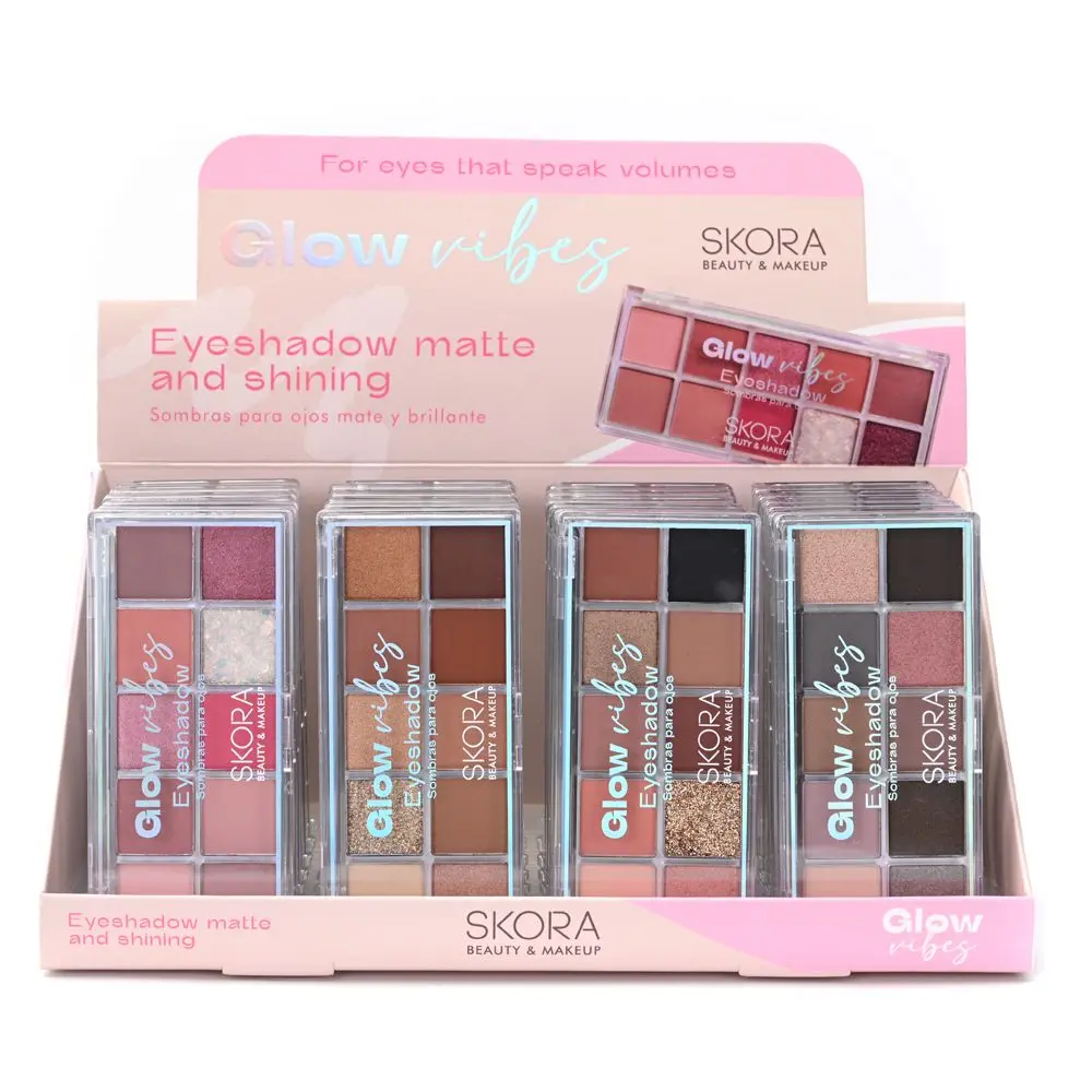 SOMBRAS PARA OJOS COMBINADAS X 10 TONOS X24U (UNIDAD)