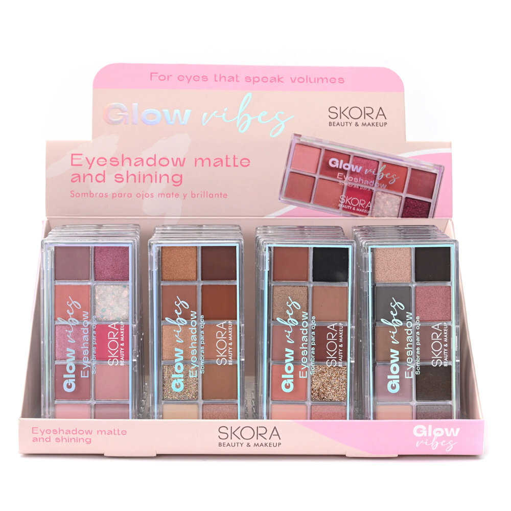 SOMBRAS PARA OJOS COMBINADAS X 10 TONOS X24U (UNIDAD)