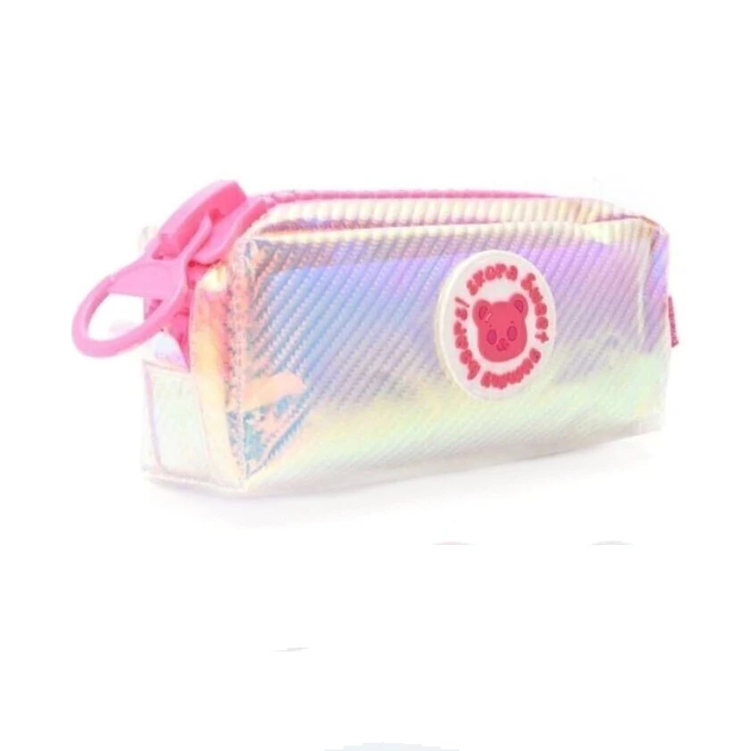 CARTUCHERA TORNASOLADA CON CIERRE MAXI THINK HAPPY GUMMIE BEAR 20X8X7 X1U (ESTAMPADO - UNIDAD)