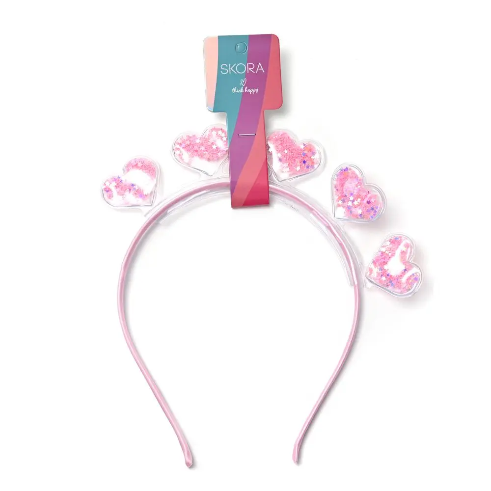 VINCHA INFANTIL PLASTICO LENTEJUELAS X1U (UNIDAD)