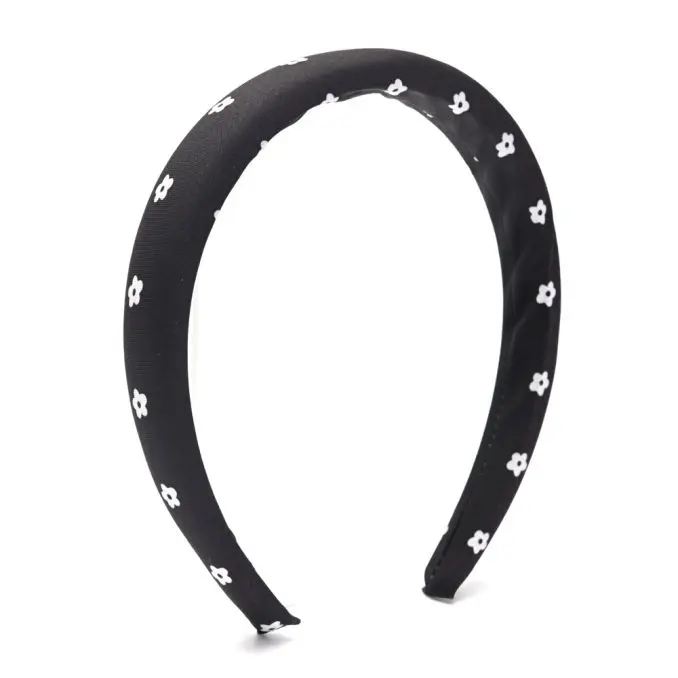 VINCHA RIGIDA ESTAMPADA MARGARITAS X 1U. (UNIDAD)