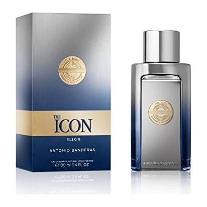 BANDERAS THE ICON ELIXIR MEN X100V EDP FRAGANCIAS IMPORTADAS