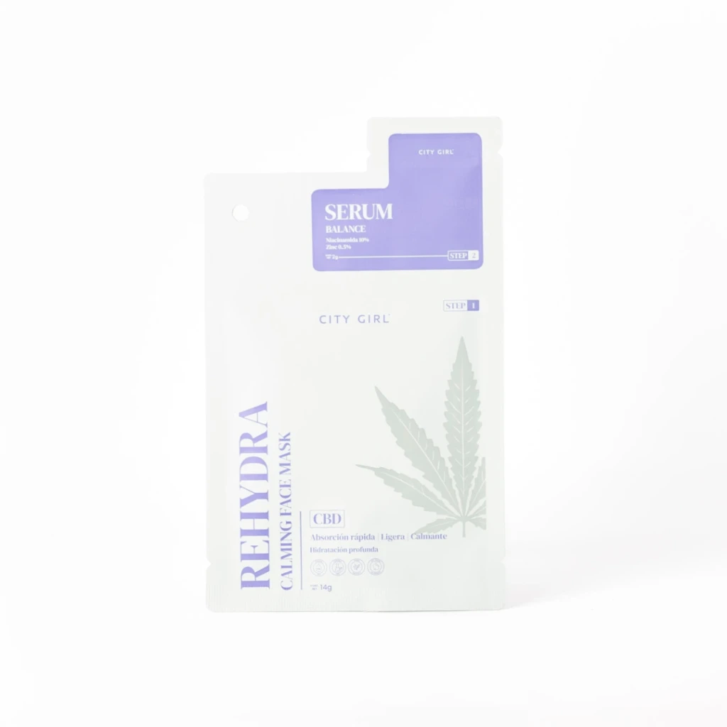 MASCARILLAS DE CANABIS + SERUM REHYDRA CT-69*300