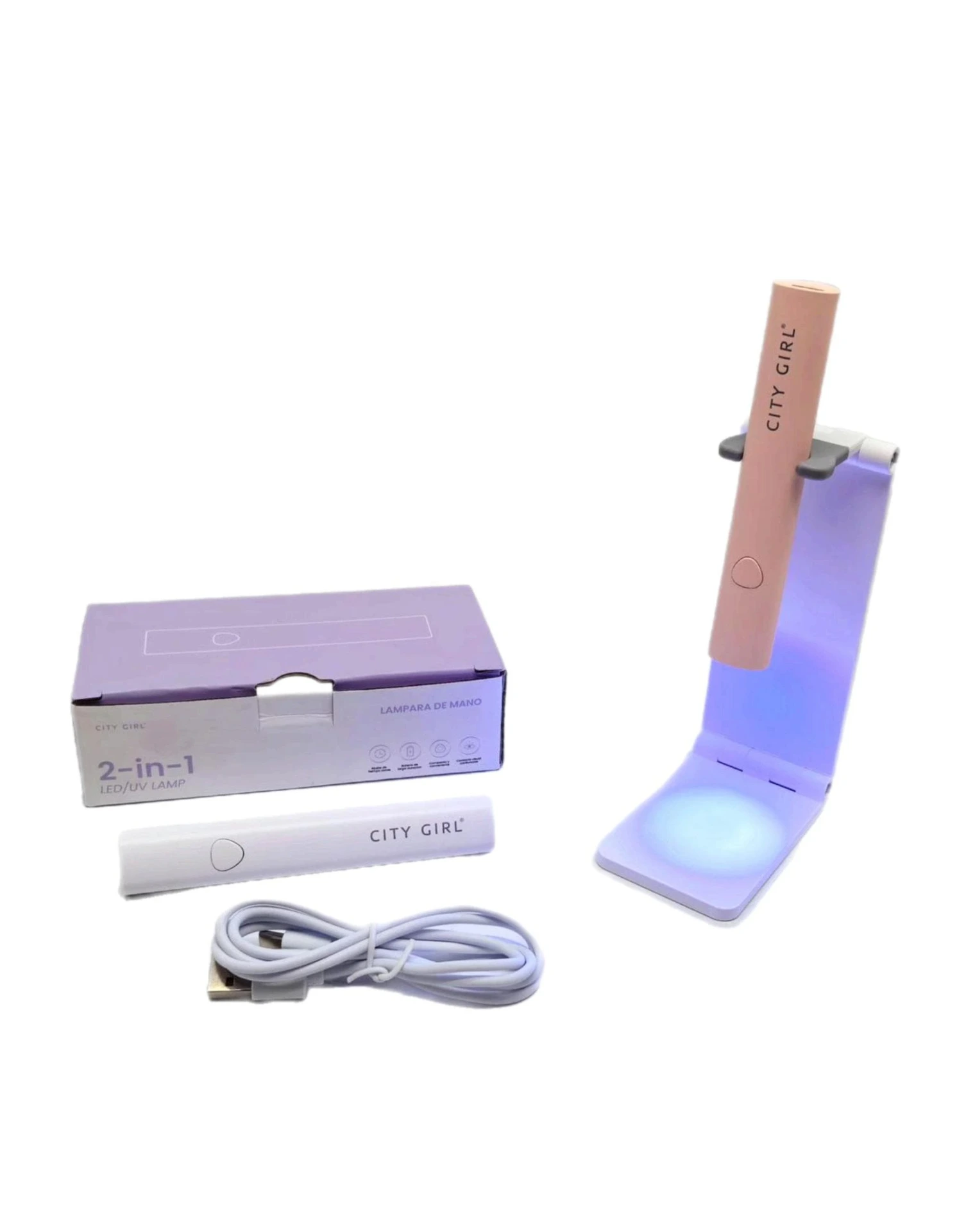 LINTERNA UV/LED RECARGABLE PARA SOFT GEL*100