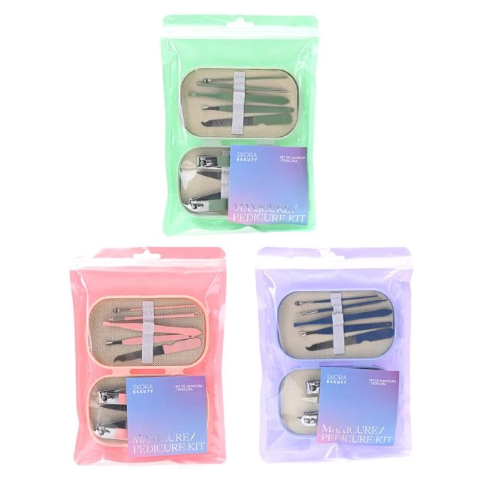 SET UÑAS Y CUIDADO PERSONAL; INCLUYE NECESER X8U