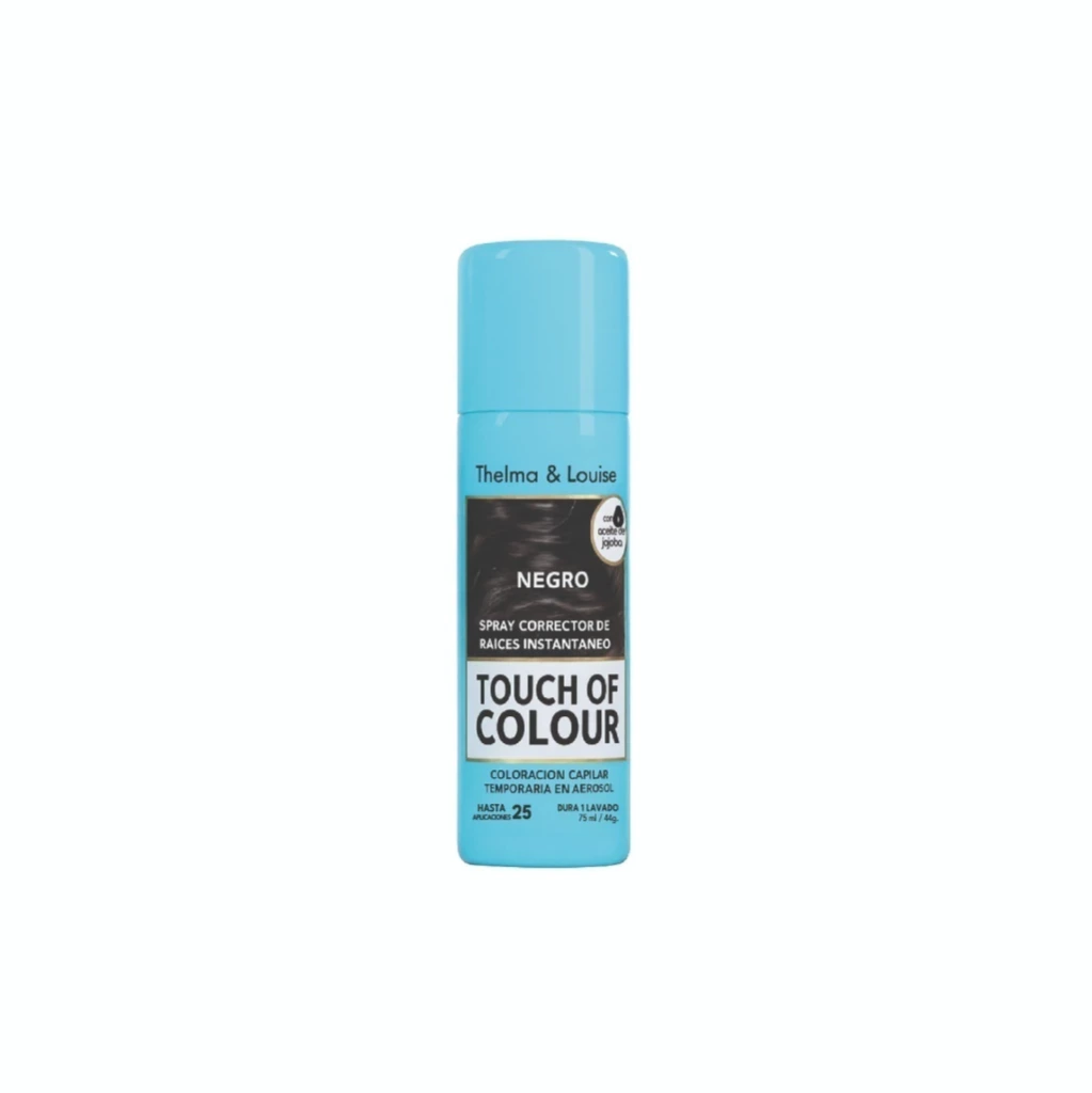 SPRAY TAPA CANAS TOUCH OF COLOUR T Y L 01 NEGRO