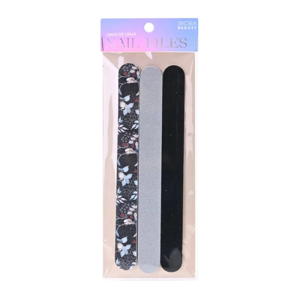 SET MINI LIMAS DE UÑAS X3U SKORA