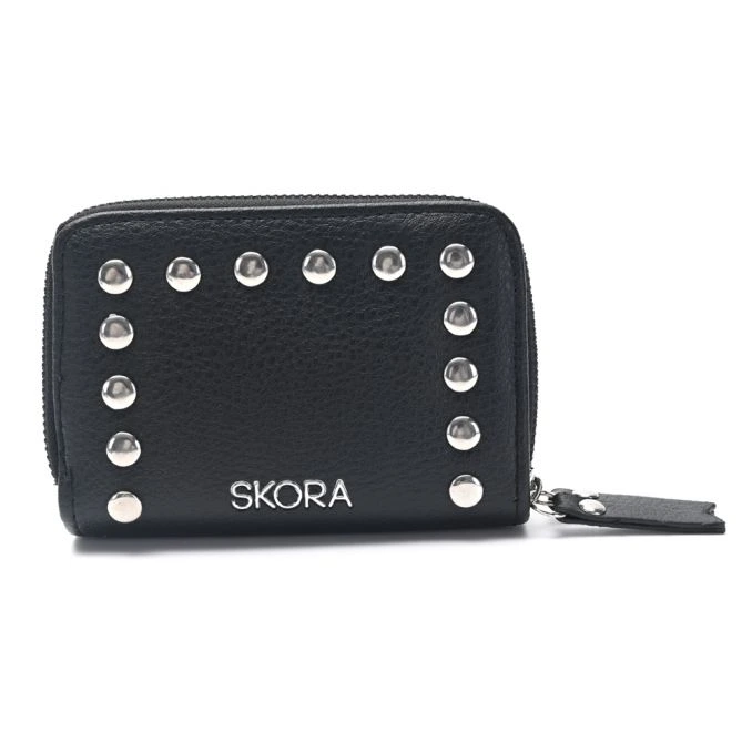 BILLETERA LEVANTE 12X10CM CON BOLSA DE TELA. X1U