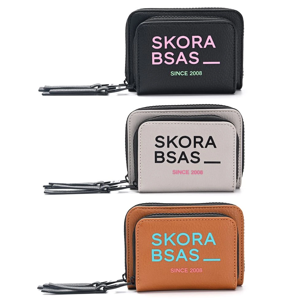 BILLETERA TANGER CON BOLSILLO FRONTAL 12.5X9CM EN CAJA, X1U