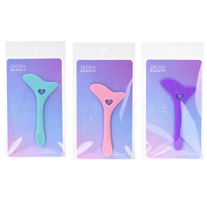 PLANTILLA SILICONA STENCIL DELINEADO OJOS X1U