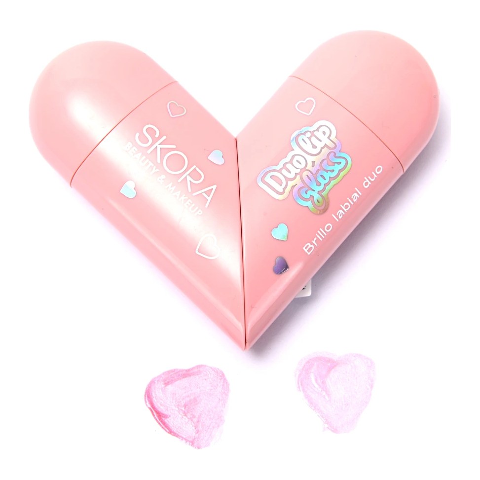 [51543] BRILLO LABIAL DÚO CORAZÓN SKORA