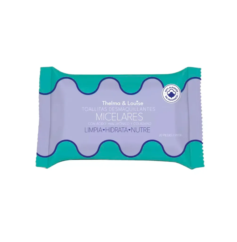 TOALLITAS DESMAQUILLANTES MICELARES 8 UNIDADES