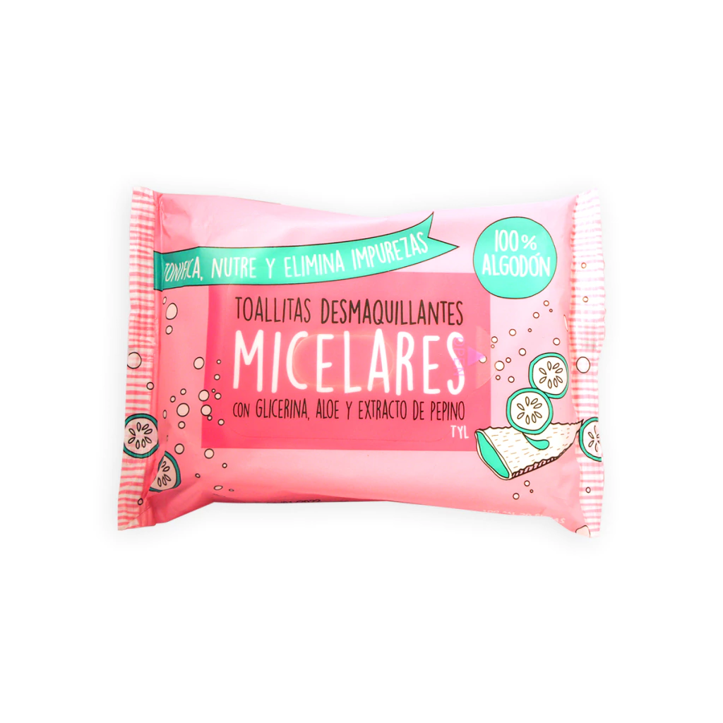 TOALLITAS DESMAQUILLANTES MICELARES 20 UNID