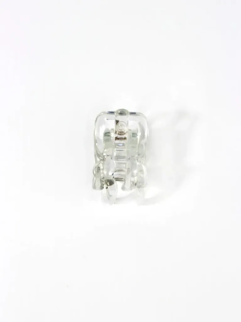 PINZA CHICA CALADA TRANSPARENTE CAREY