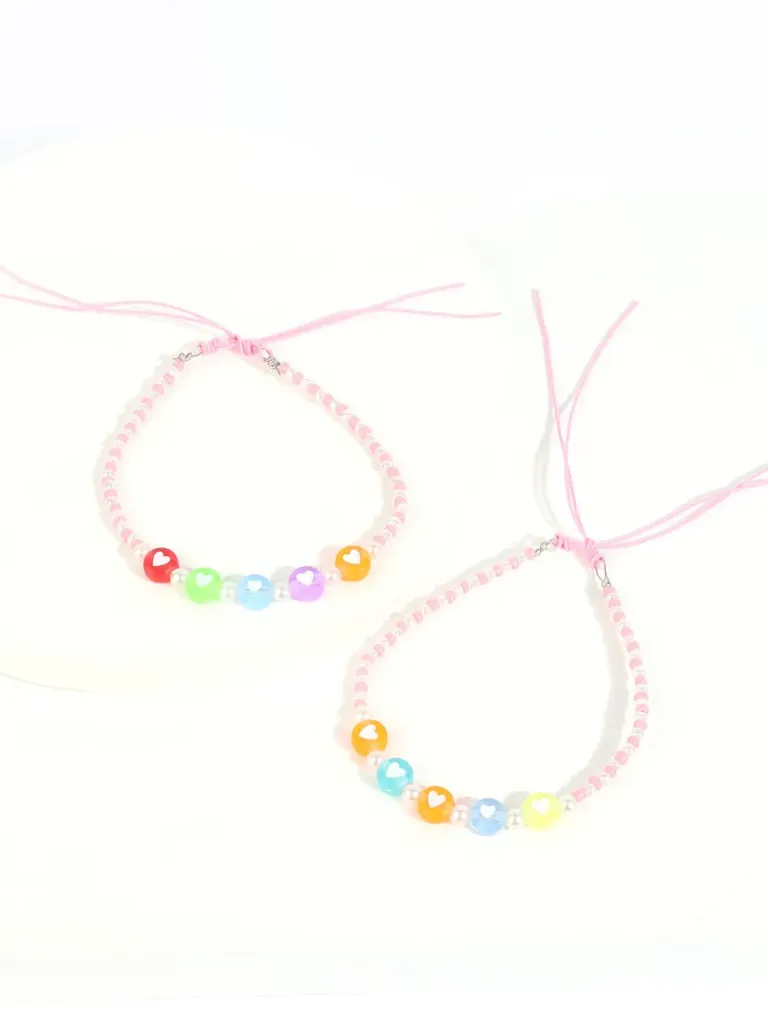 SET X2 PULSERAS CORAZON CAREY