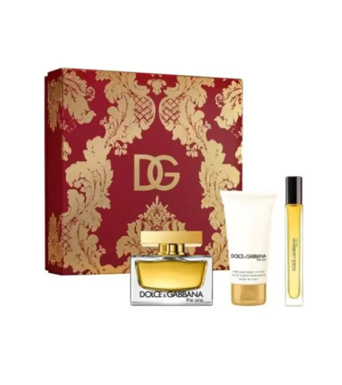 DOLCE GABBANA THE ONE FEM EDP COFRE CREMA+FRAGANCIA (75 ML - COFRE)