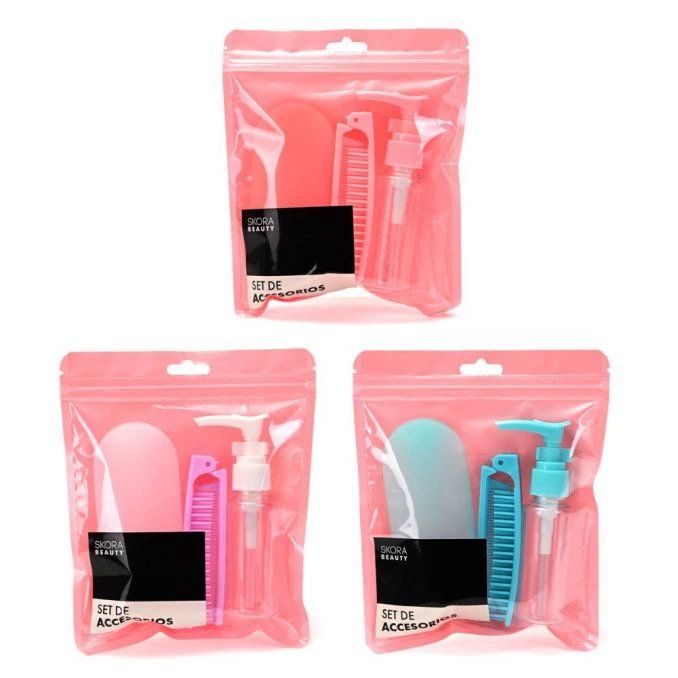 [51825] KIT DE ENVASES PARA RELLENAR Y PEINE X3U SKORA