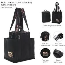 BOLSO MATERO CON COOLER BAG DESMONTABLE CONSERVADORA/ BOLSO SKORA