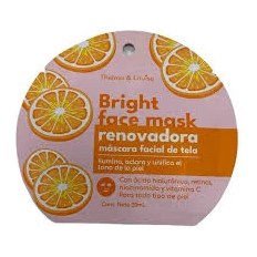 [52136] MASCARA FACIAL DE TELA RENOVADORA - VITAMINA C - THELMA LOUISE