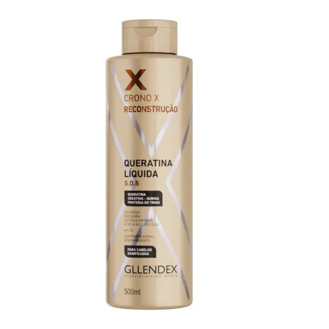 CRONO X RECONSTRUCCIÓN QUERATINA LÍQUIDA 500ML - GLLENDEX