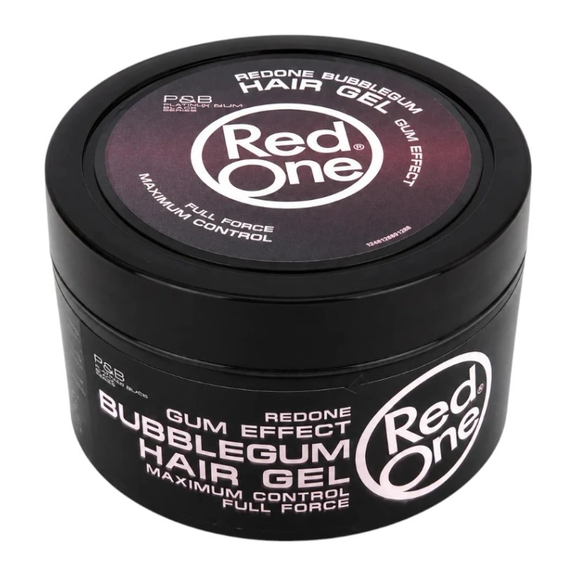 [52388] BUBBLEGUM HAIR GEL GUM EFFECT 400 ML - NEGRO - 1 UND - POTE RED ONE