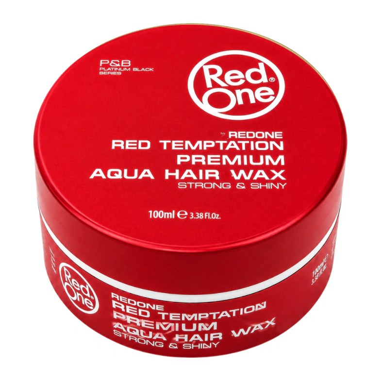 RED TEMPTATION PREMIUM AQUA HAIR WAX 100 ML - RED ONE
