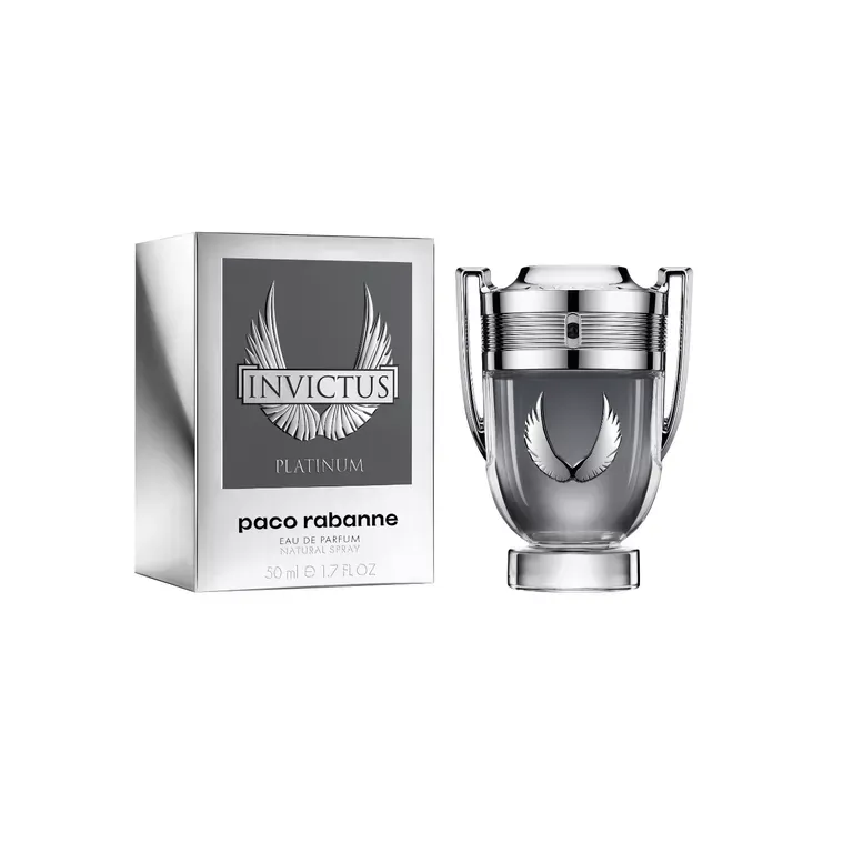 PACO RABANNE INVICTUS PLATINUM EDP MEN (GRIS - 50 ML - CAJA)