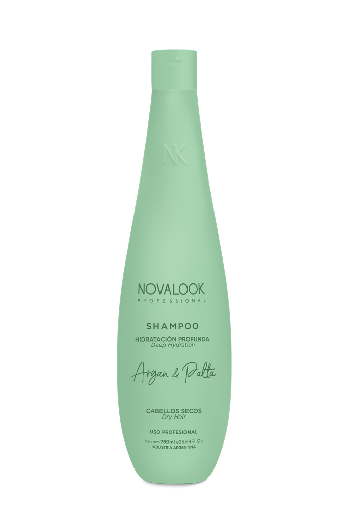 SHAMPOO ARGÁN Y PALTA CABELLOS SECOS - 760 ML - BOTELLA NOVALOOK